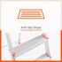Bathla Elevate 5-Step Foldable Aluminium Ladder For Home with Tool Tray (Orange)